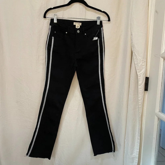 TILLY'S NWT Sky&Sparrow Side Stripe Black Dress Pants Slacks Straight L… - Picture 2 of 7